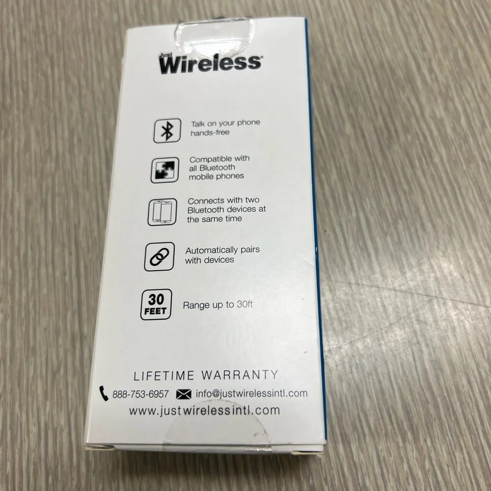 Wireless Black Bluetooth Headset
